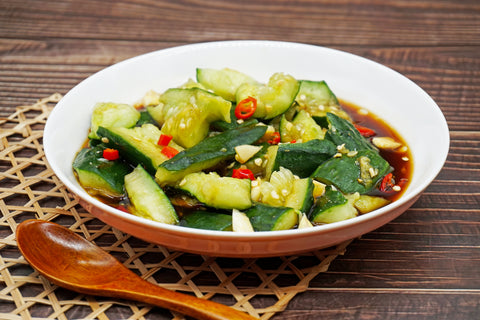 Cucumber Salad (Duck Oil)🌶️